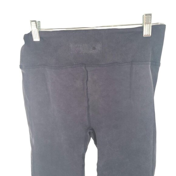 CURVES n COMBATBOOTS Women's Drawstring Elastic Waist Sweatpants Mid Rise DK Blu - Picture 6 of 8